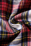 Red Plaid Long Sleeve Family Matching Christmas Shirts