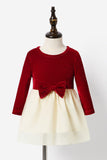 Red Plaid Long Sleeve Holiday Family Matching Outfits