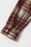 Red Plaid Long Sleeve Holiday Family Matching Outfits