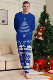 Red Print Tree Long Sleeve Christmas Family Matching Pajamas