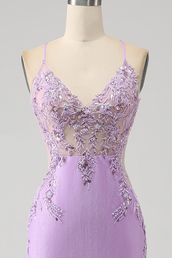 Long Lace Cheap Formal Dress Straps Appliques Mermaid Lace Up Back
