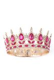 Red Crystal Prom Queen Pageant Crown Tiara