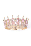 Red Crystal Prom Queen Pageant Crown Tiara