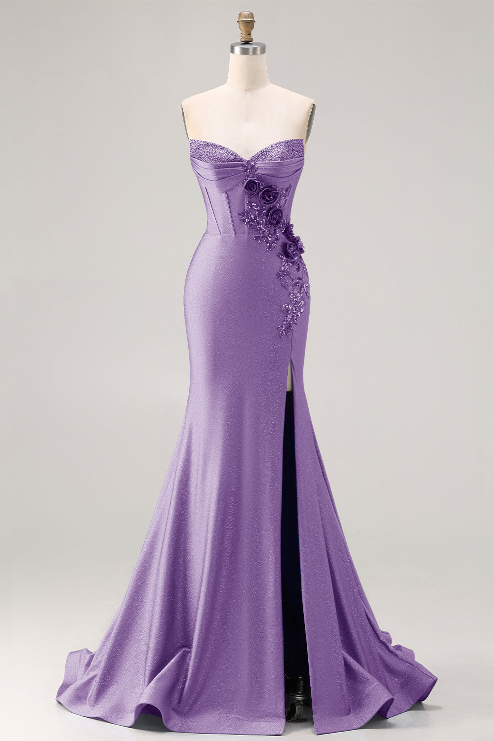 strapless open back dress Mermaid Strapless Royal Blue Prom Dress Evening Dresses PSK509 – Pgmdress