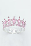 Red Crystal Prom Queen Pageant Crown Tiara