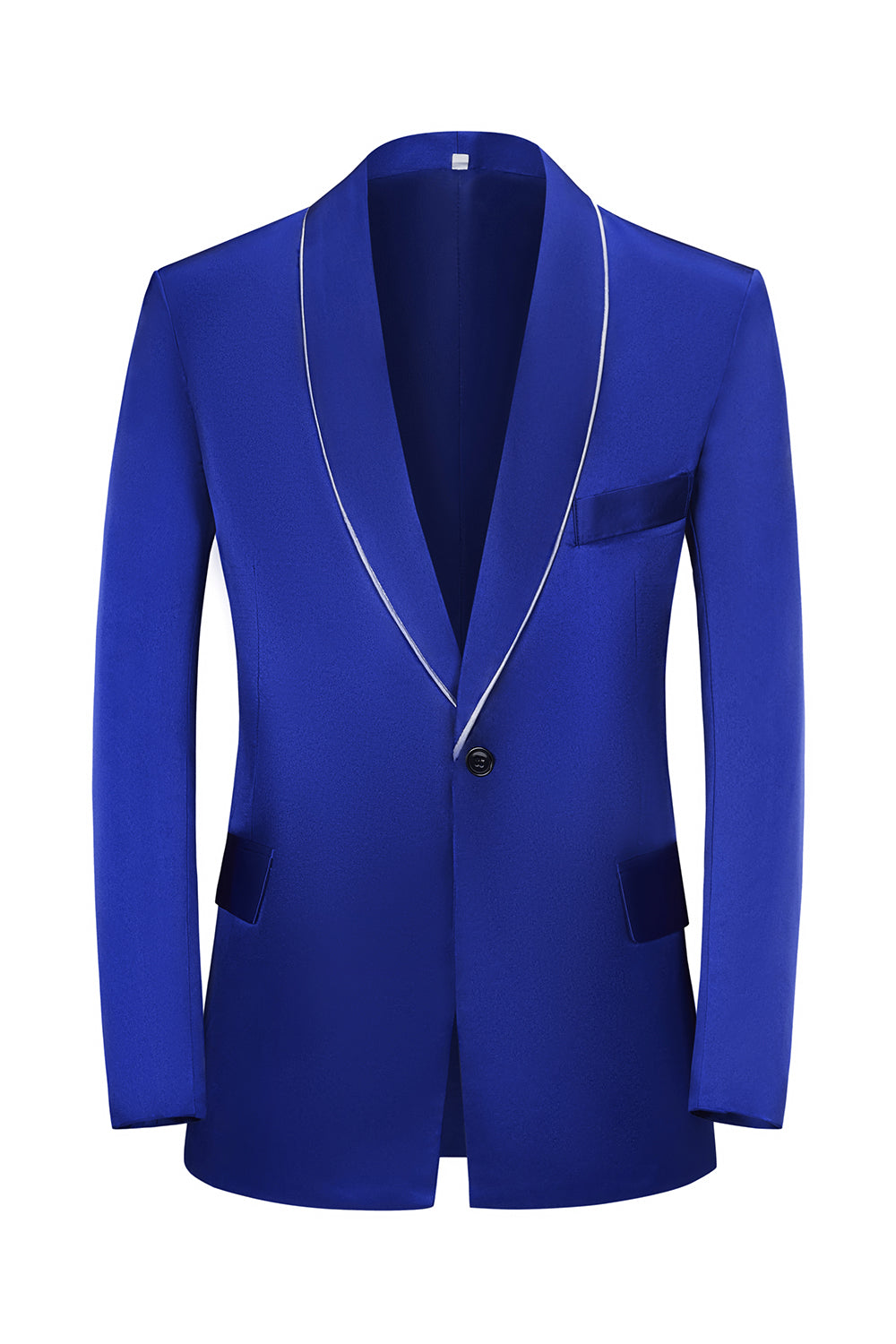 Royal Blue 3-Piece Shawl Lapel One Button Prom Suits