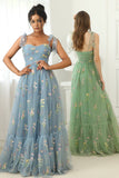 Women's A Line Tulle Long Prom Dress Dress U.S. Warehouse Stock Clearance - Only $65.9
