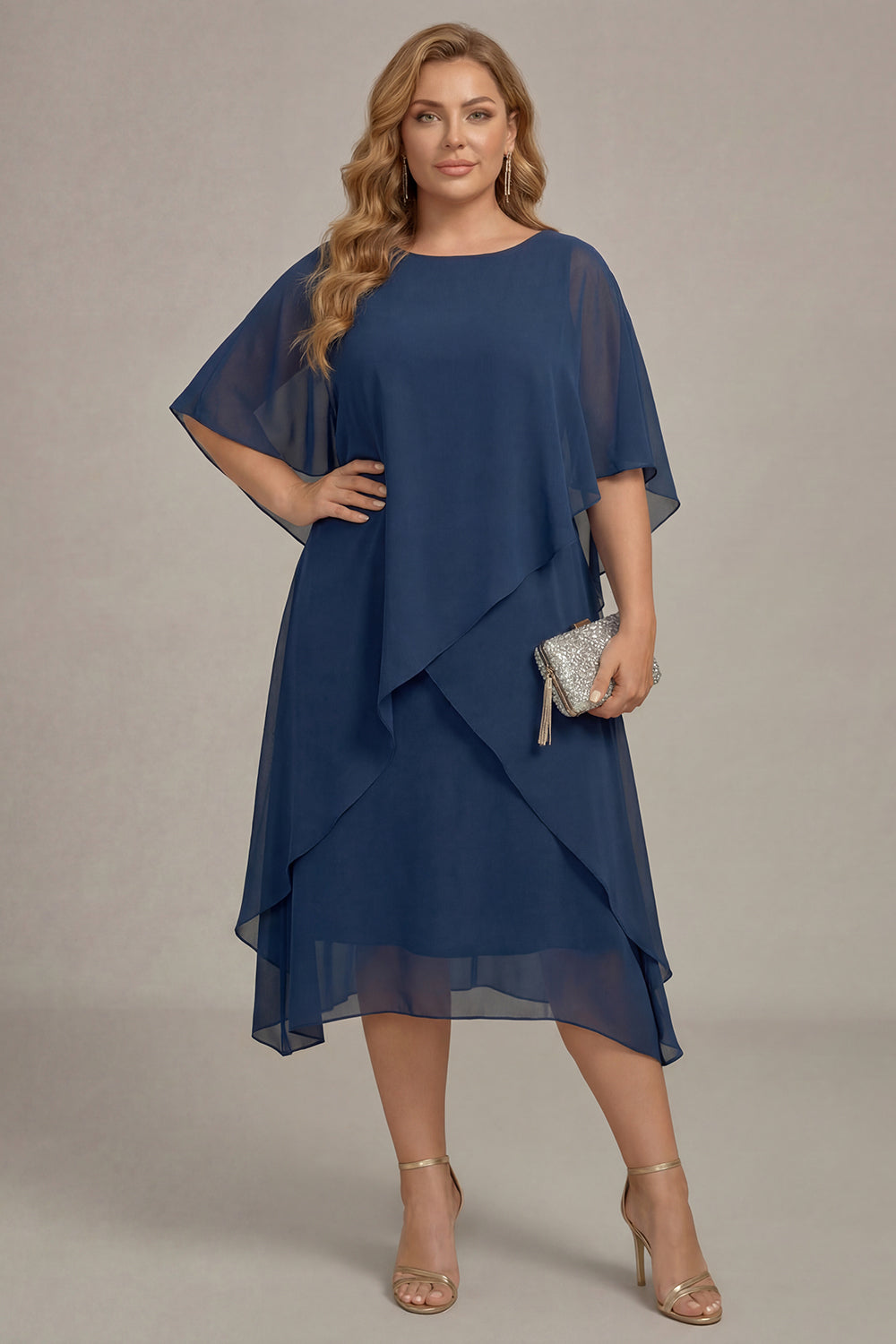 navy blue wedding dress plus size Zapaka Women Navy Plus Size Mother of the Bride Dress A-Line Chiffon Boat Neck Midi Wedding Guest Dress, Navy / US10 navy blue wedding dress plus size Zapaka Women Navy Plus Size Mother of the Bride Dress A-Line Chiffon Boat Neck Midi Wedding Guest Dress, Navy / US10