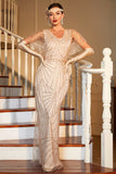 1920s Flapper Dress Great Gatsby Dress for Women Short Sleeves Party Dress Roaring 20s