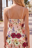 Black Spaghetti Straps Sheath Homecoming Dress with 3D Flowers
