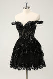 Sparkly Blue Corset Tiered Lace A-Line Short Homecoming Dress