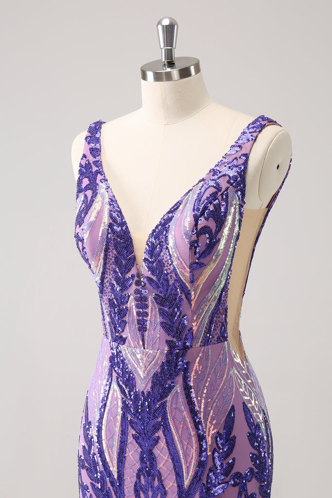 Zambarau Apparel Front-Twist Dress - Purple