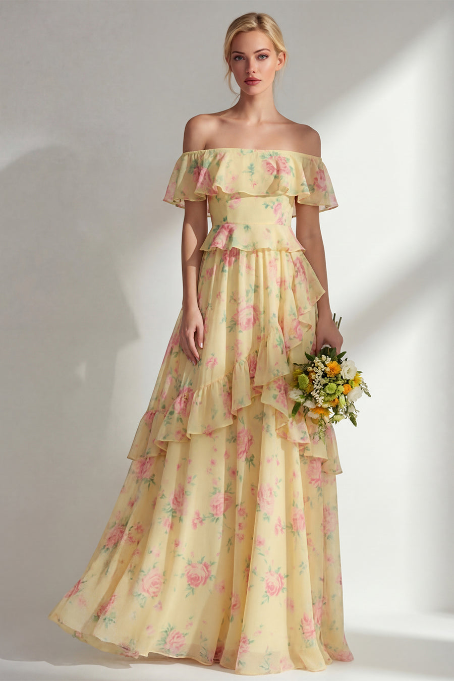 Yellow Bridesmaid Dresses | Cheap Rose Gold Bridesmaid Dresses Online   ZAPAKA