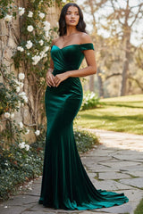 Formal Elegant Emerald Green Dress A Line Green Velvet Prom Dresses With Slit Alinepromdress Formal Elegant Emerald Green Dress A Line Green Velvet Prom Dresses With Slit Alinepromdress