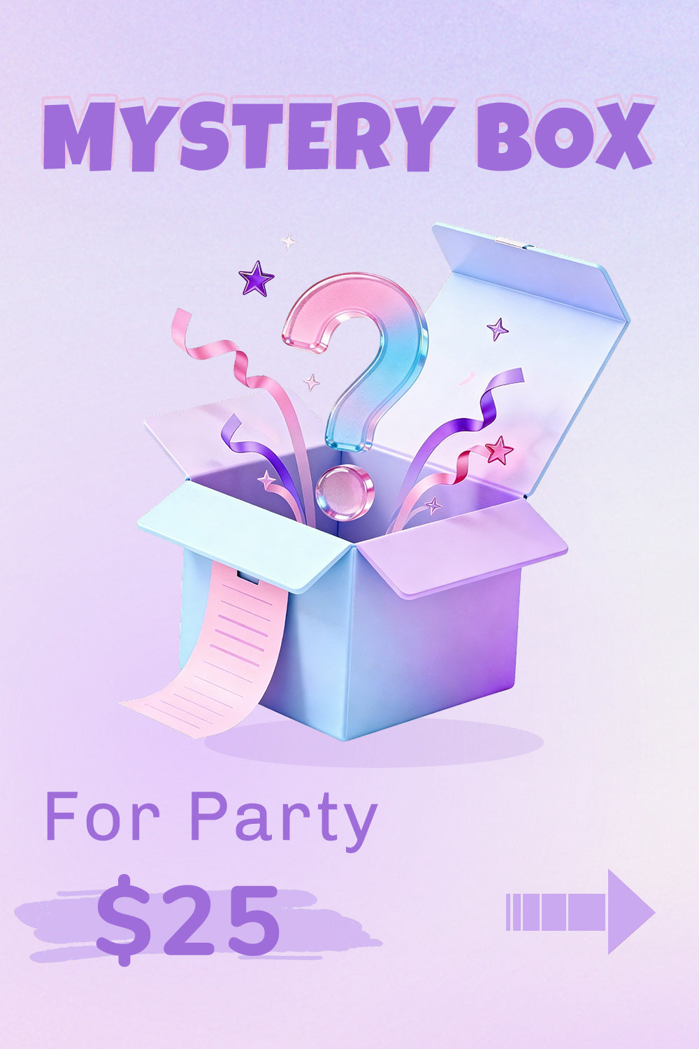 Final Sale - Mystery Box For Party - And More Random Styles - $19
