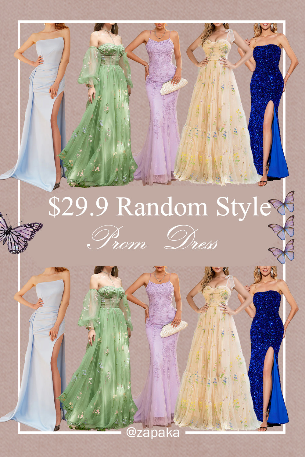 ZAPAKA Women Time-Limited Sale For Beaded Prom Dress ZAPAKA Women Time-Limited Sale For Beaded Prom Dress