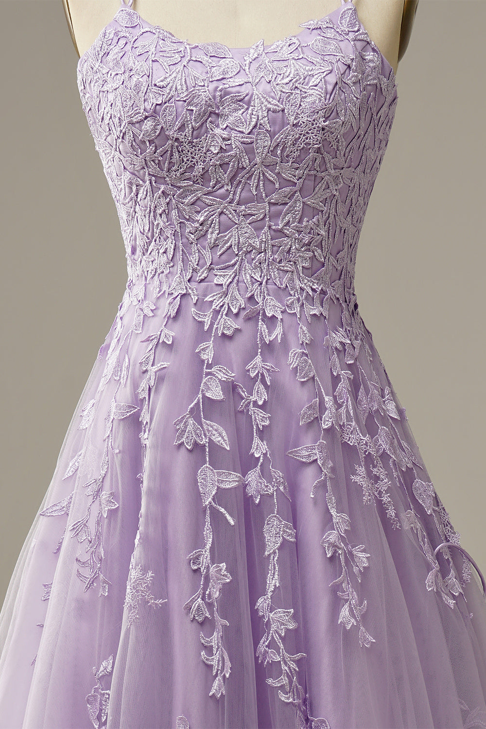 V Neck Purple Layered Tulle Prom Dresses, V Neck Purple Tulle Formal E –  Eip Collection