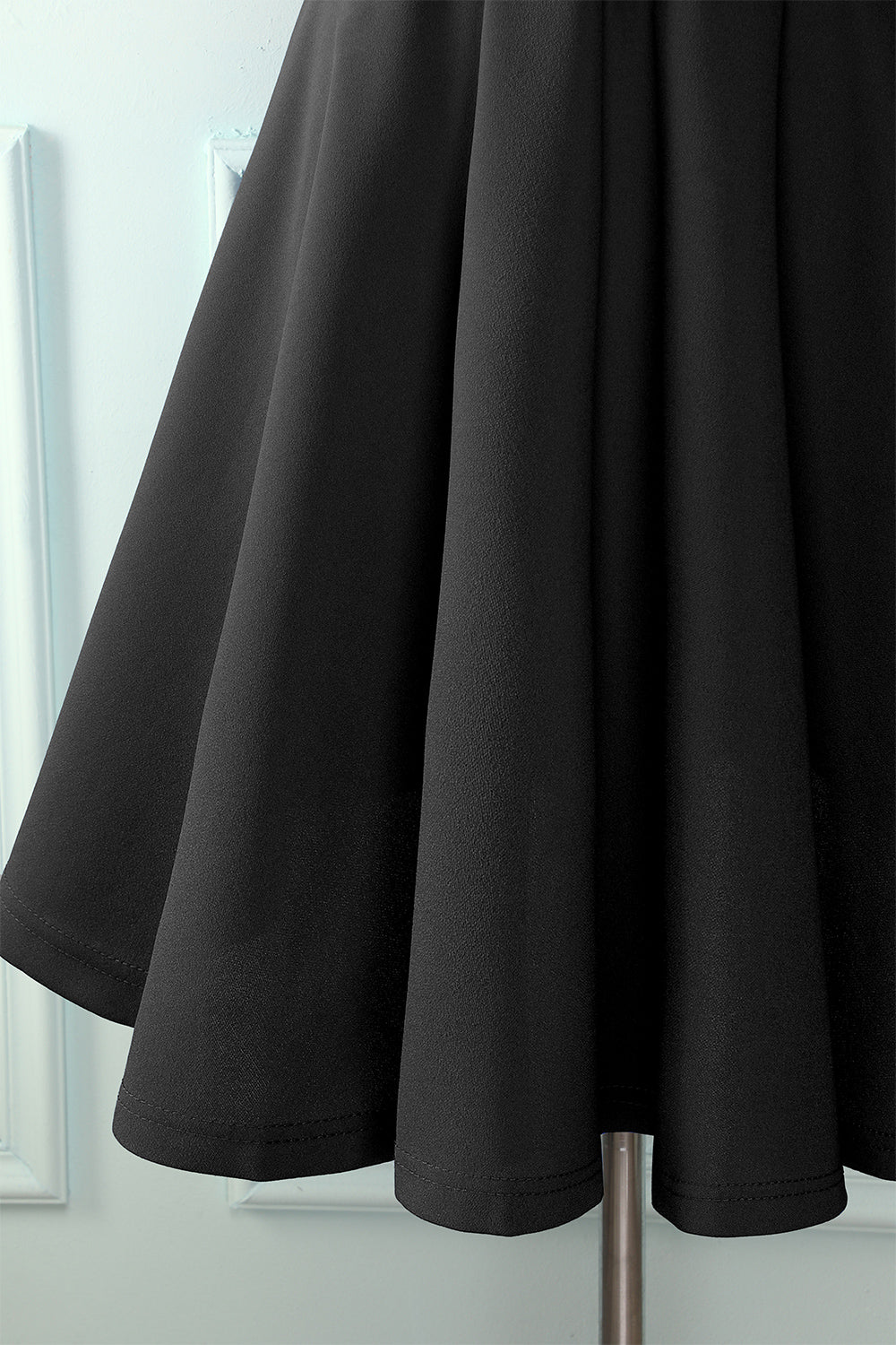 Black Solid Dress