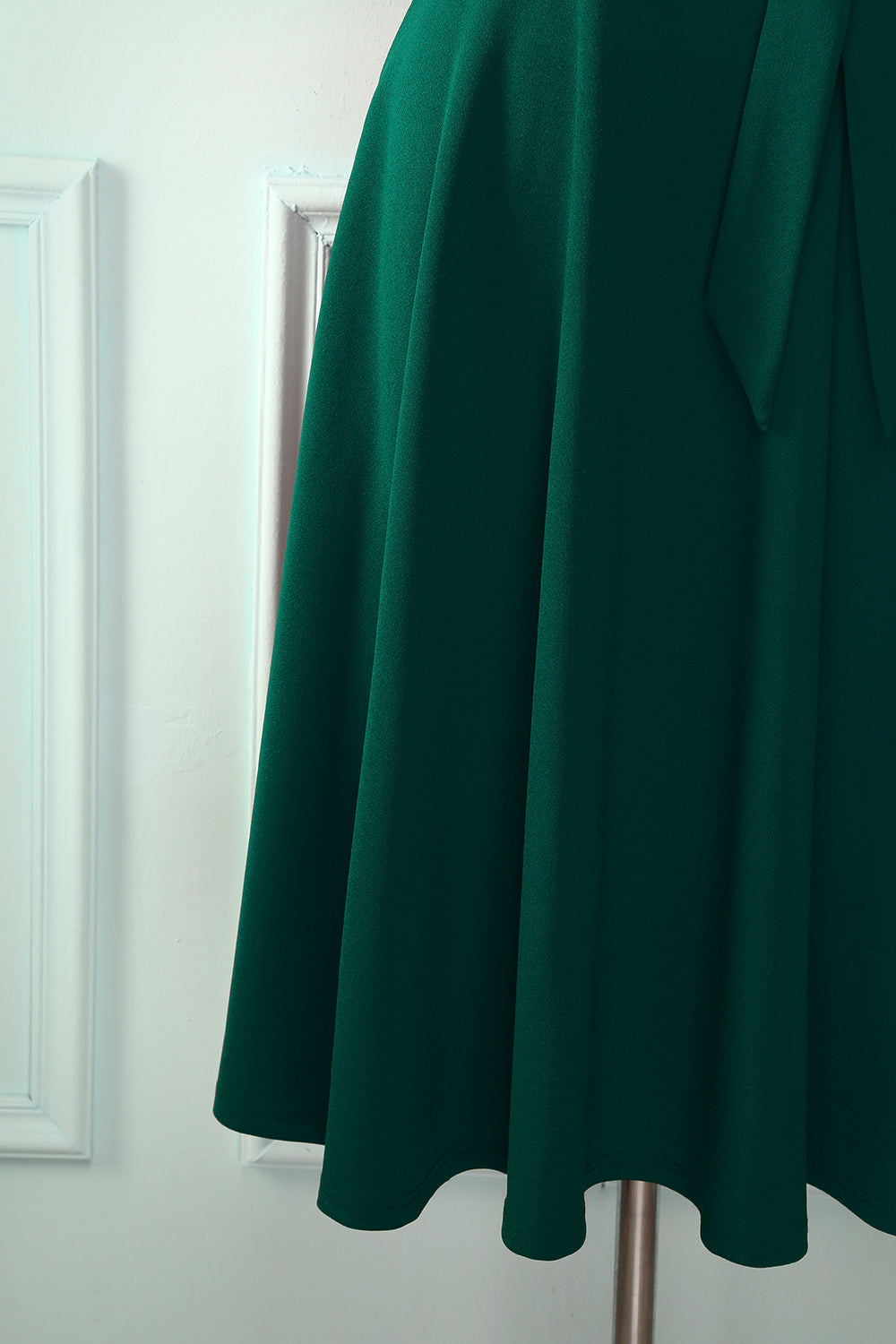 Soft Dark Green Dress