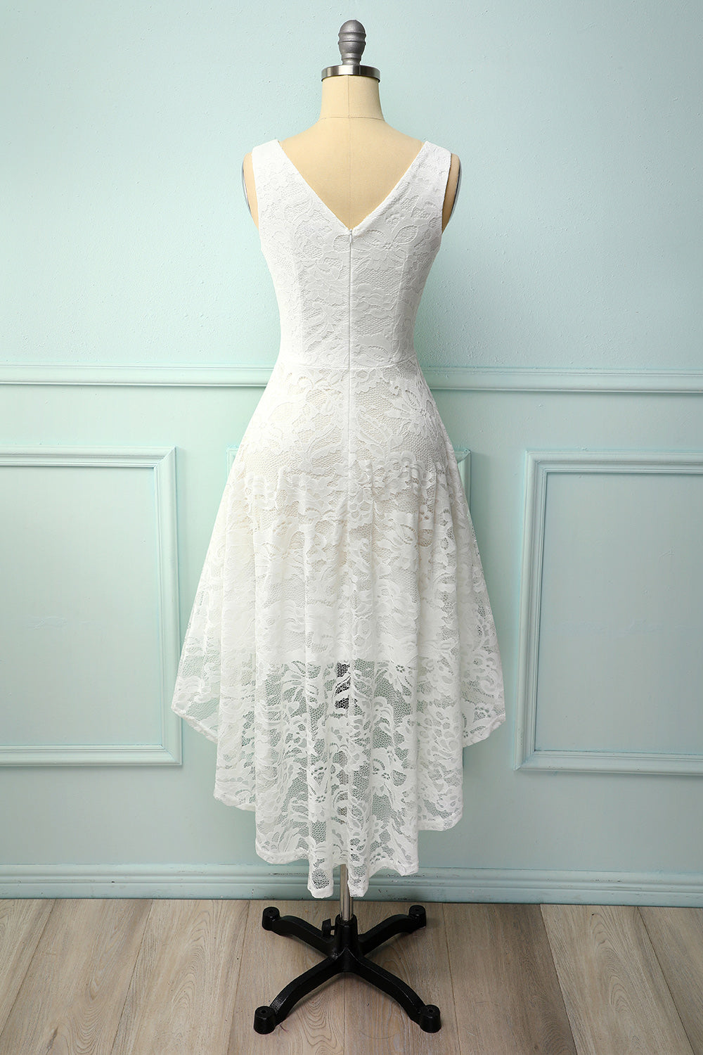 Lace Asymmetrical Dress