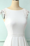 White Vintage Dress with Lace
