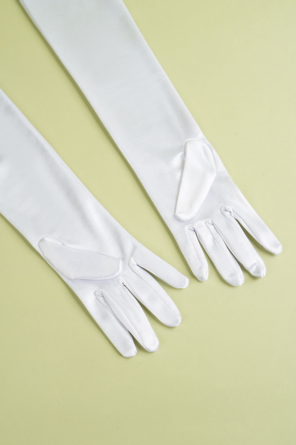 White 1920s Party Lengthen Gloves