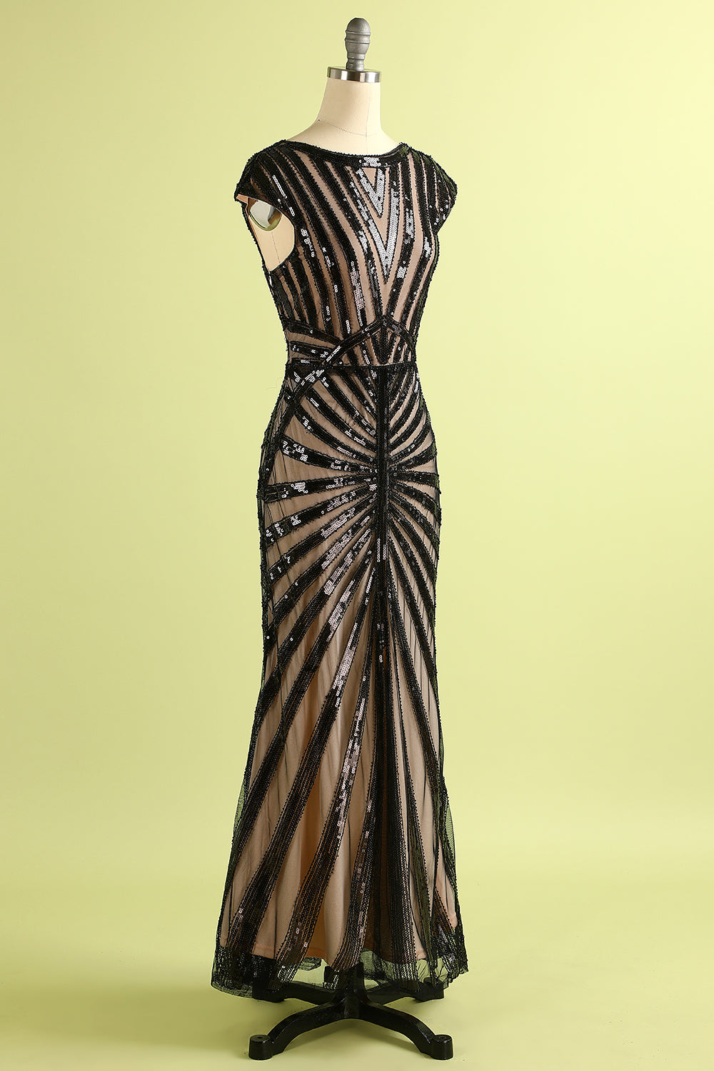 Sequined Mermaid 1920s Dress