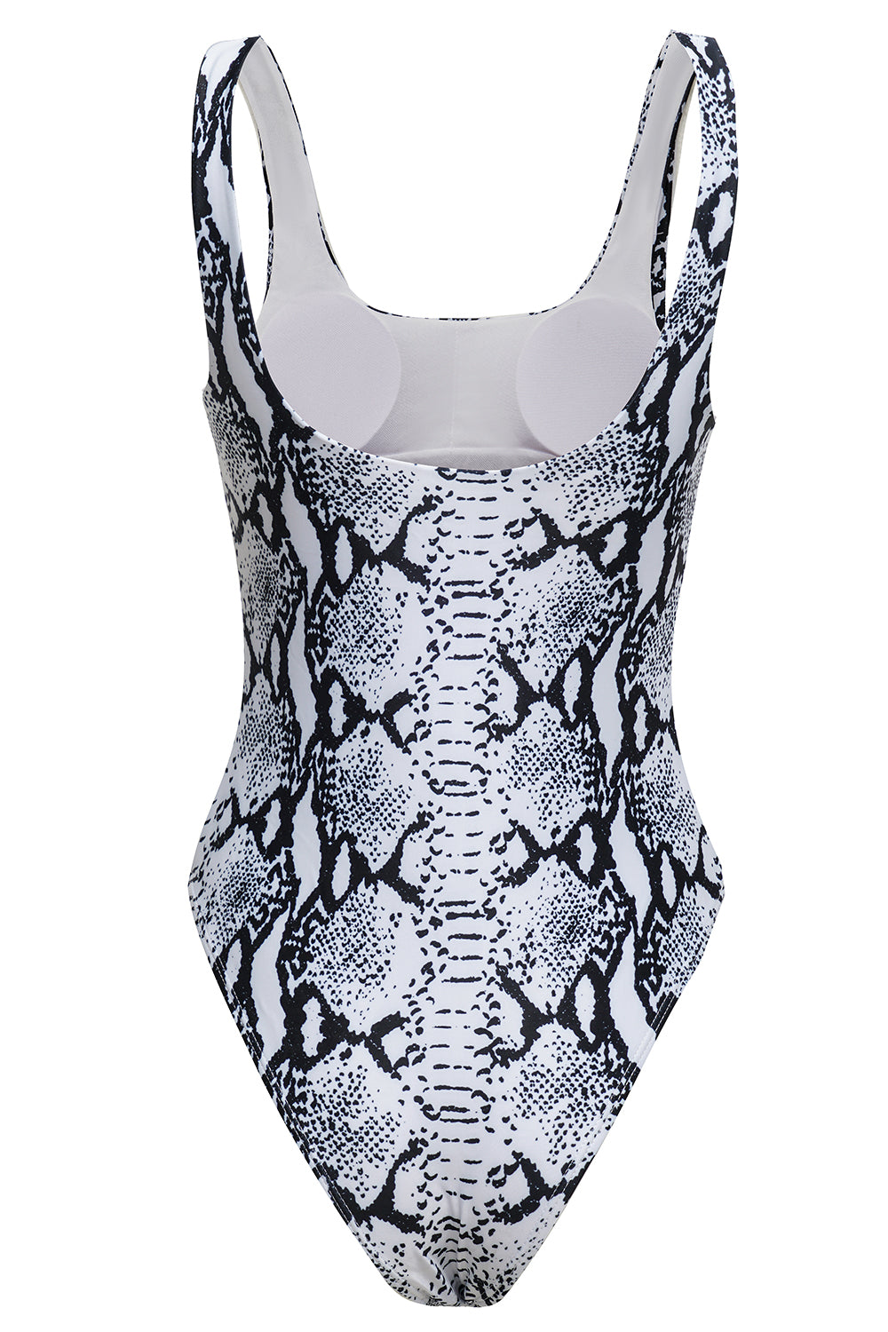 Grey Leopard Printed Swimsuits