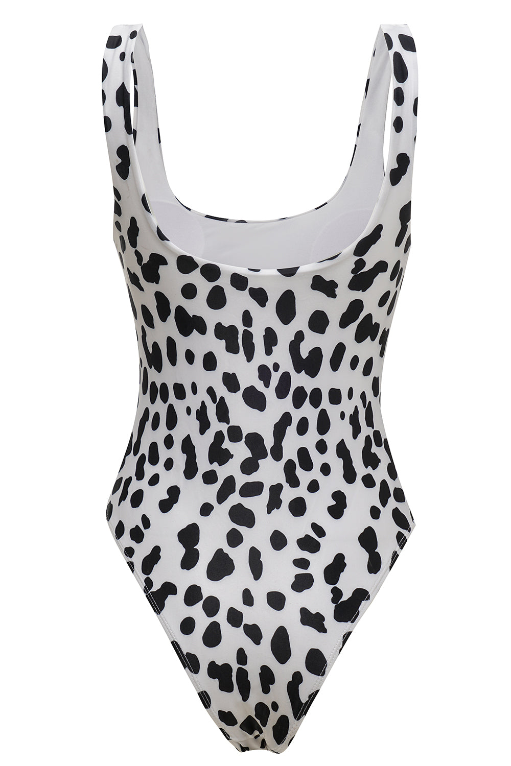 Grey Leopard Printed Swimsuits
