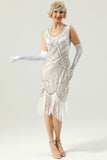 1920 Retro Sequin Fringe Dress