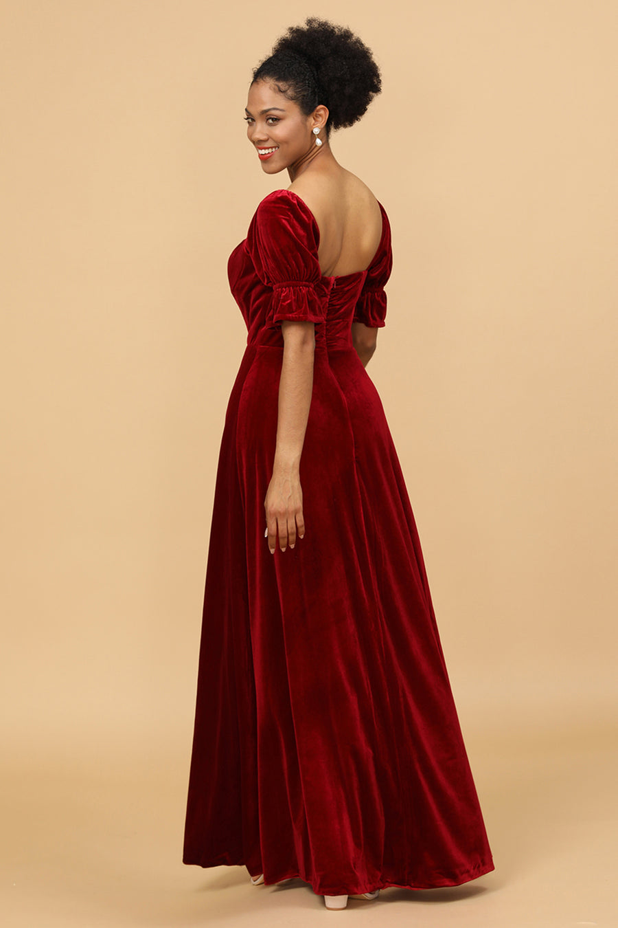 Long & Short Velvet Dresses | Black, Green, Blue or Red