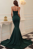 Black Mermaid Sweetheart Long Prom Dress