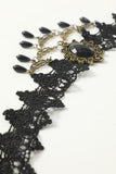 Halloween Masquerade Necklace with Beading
