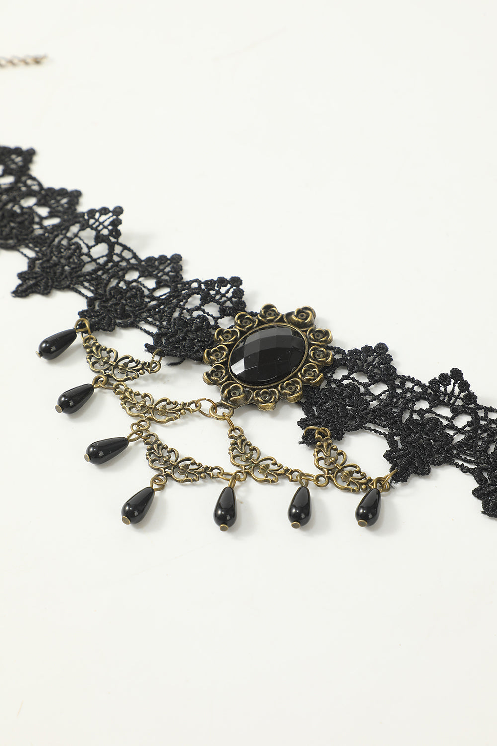 Halloween Masquerade Necklace with Beading