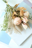 Straw Flowers Wedding Bouquet