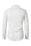 Lapel Long Sleeve Men's Casual Shirt