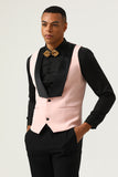 Pink Shawl Lapel 3 Piece Men's Prom Suits