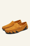Nubuck Leather Men's Peas Shoes