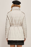 Slim Mid-Length Casual Down Quilted Coat