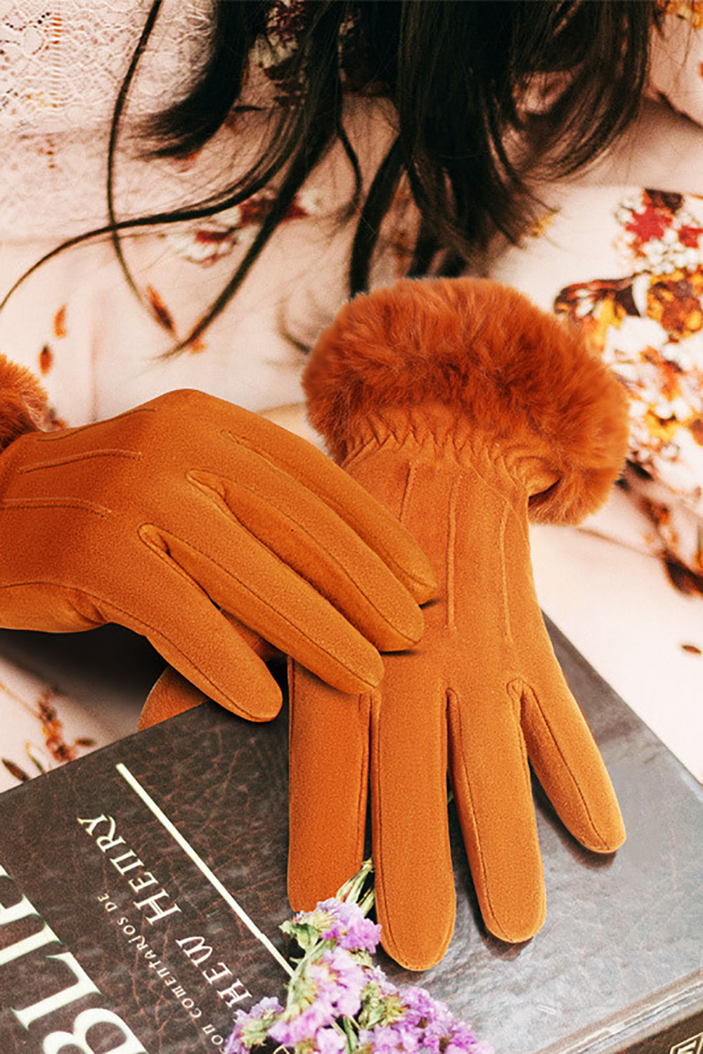 Black Leather Gloves For Women