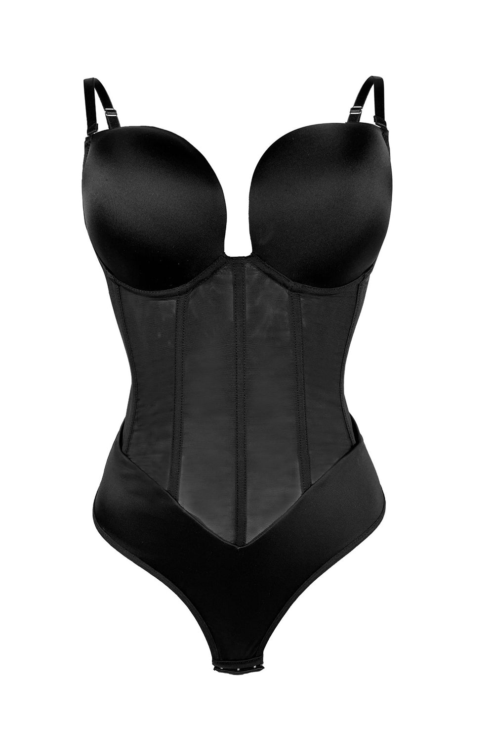 Shapewear For Women ' Zipper Suspender Lift Breathable Corset Body Shapers  Black XXXXXXL 