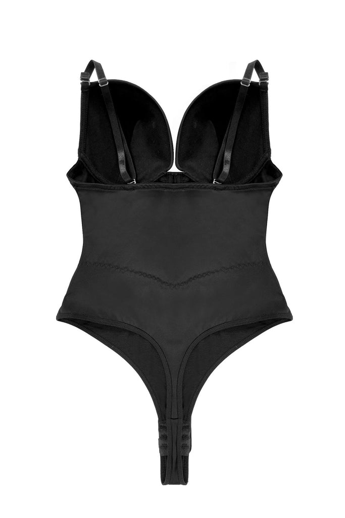 Black Buckle Waist Control Body Shapewear