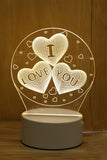 Creative Gift 3D Night Light Valentine's Day Gift