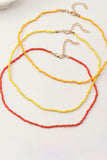 Three-Color Boho Style Necklace