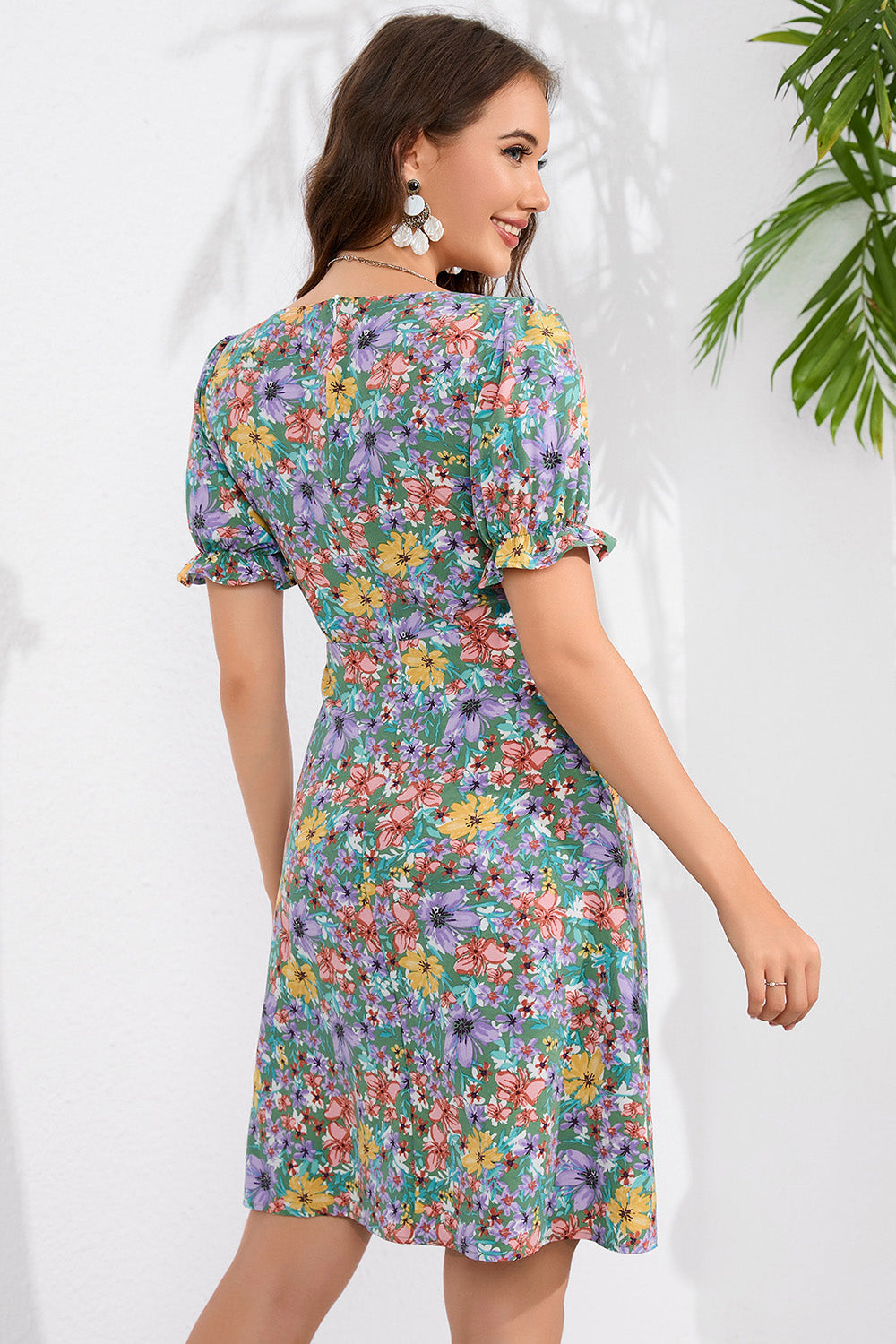 Floral Printed Summer Casual Dress