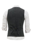 Black Shawl Lapel Men Vest with Shirts Accessories Set