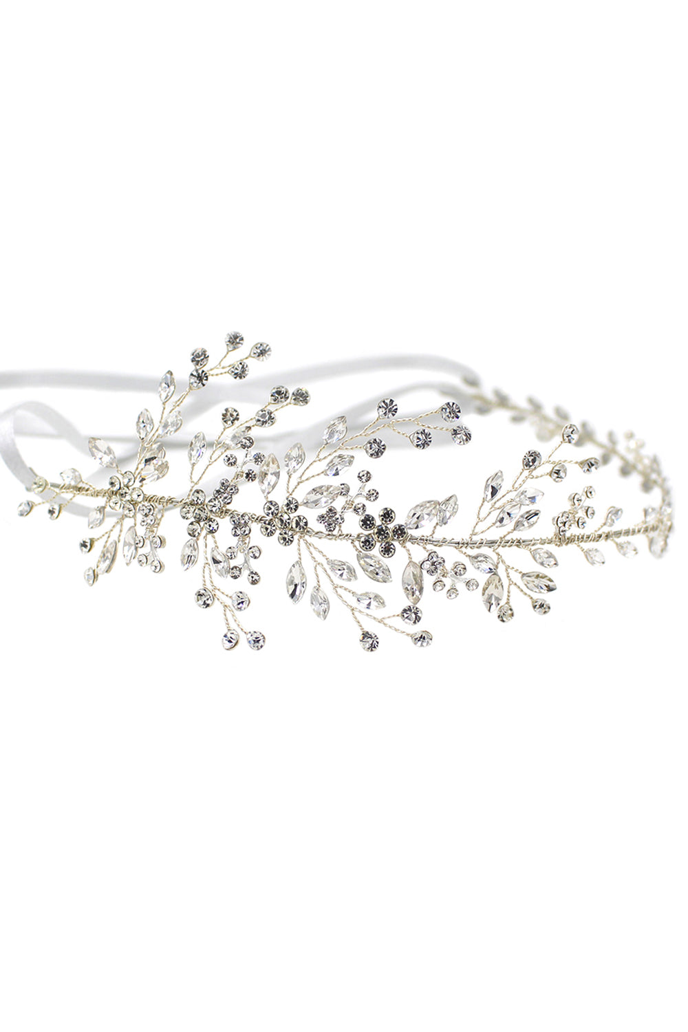 Shiny Rhinestone Branch Bridal Headband
