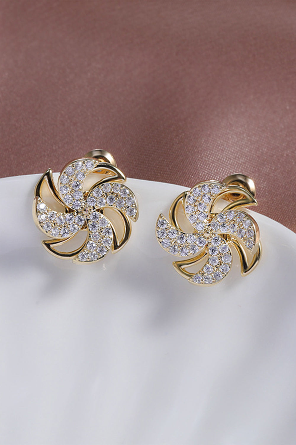 Golden Beading Earrings