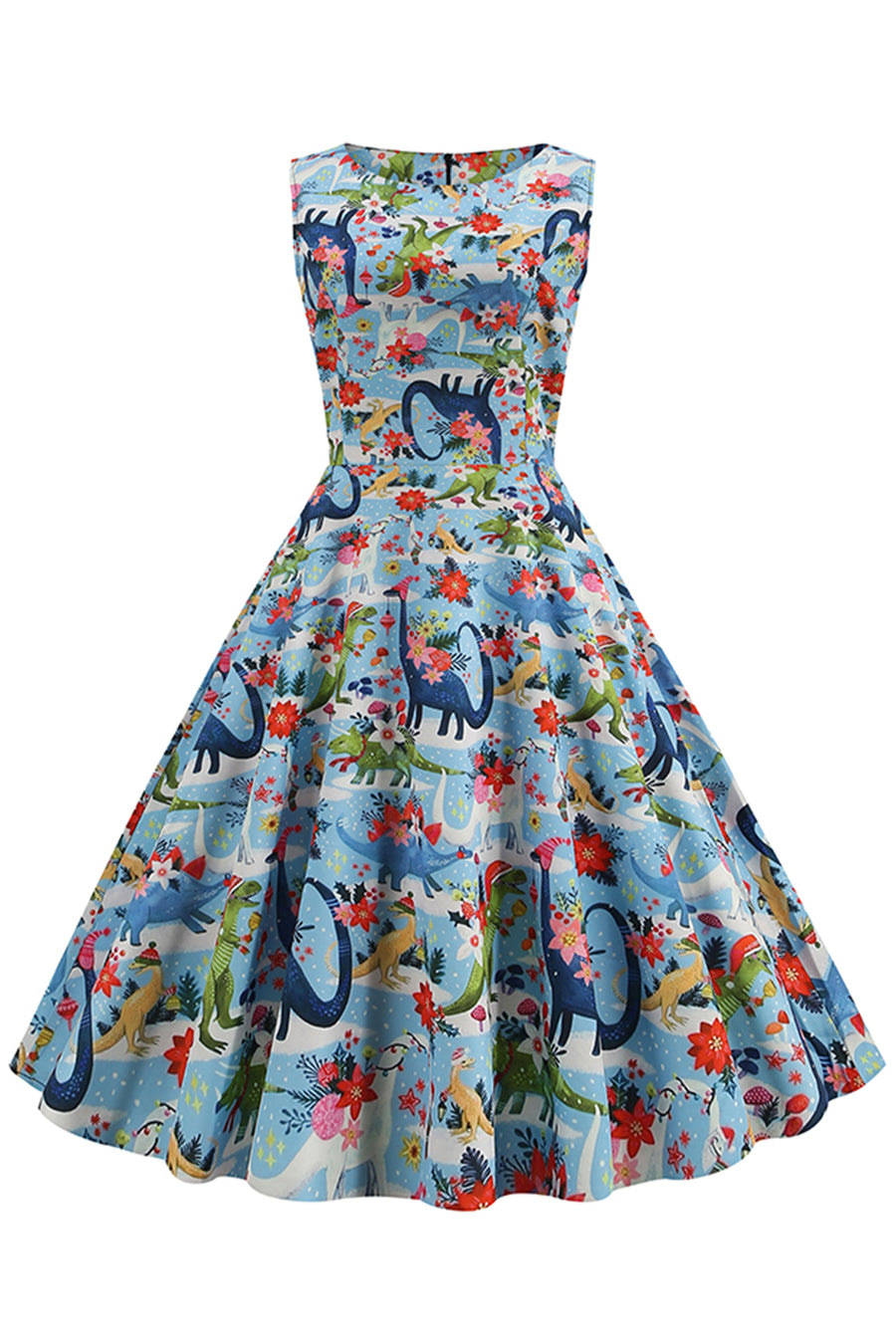 white christmas dresses Vintage 1950's Sewing Pattern: Pretty Rockabilly Dress main image 0