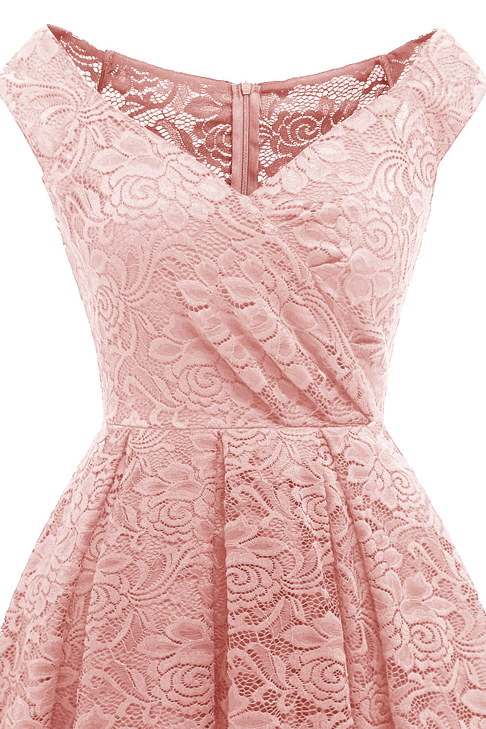 Blush Vintage Lace Party Dress